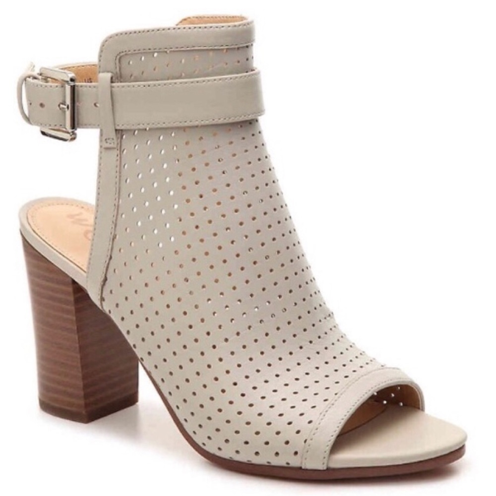 Sam Edelman Easton Perforated Open-Toe Bootie